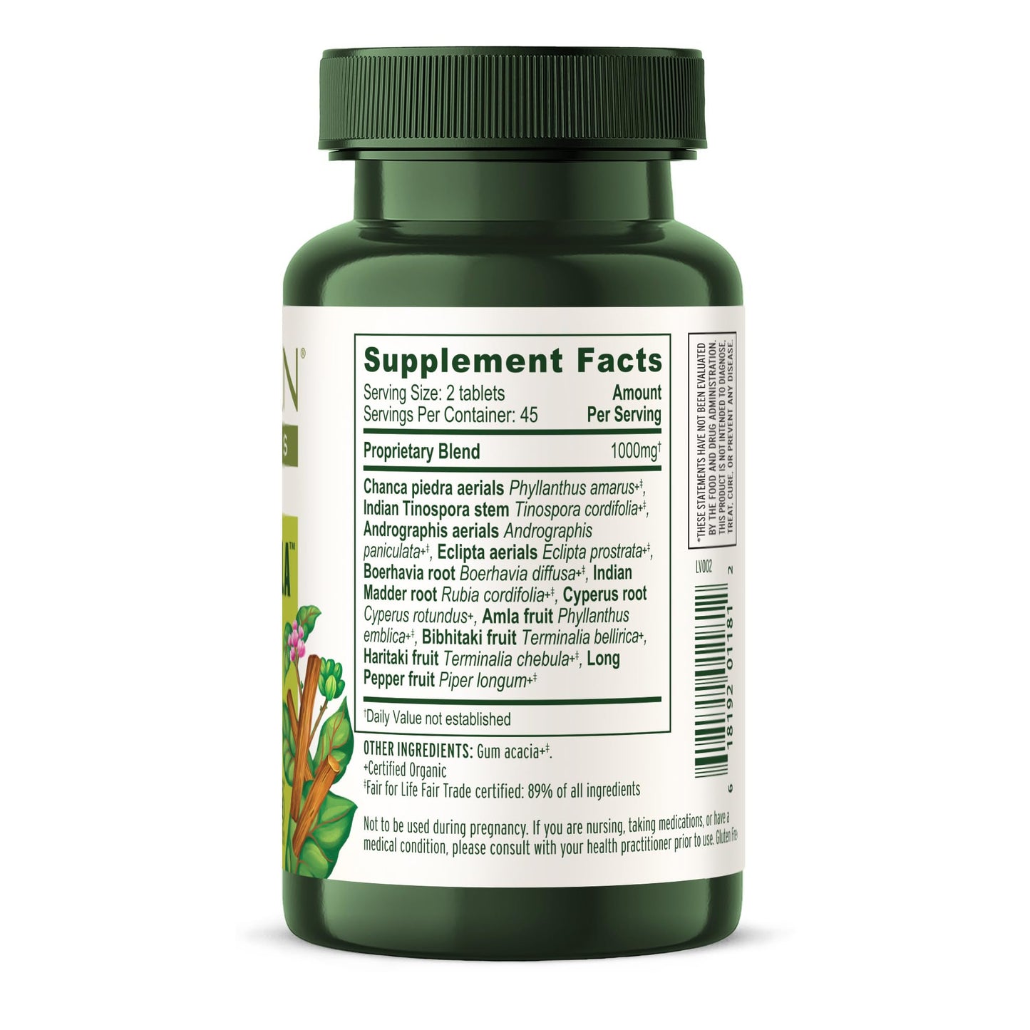 Banyan Botanicals Liver Formula – USDA Organic, 90 Tablets | Liver Support