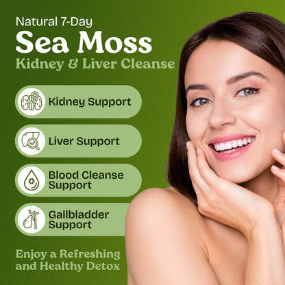 Atlantic Naturals Sea Moss 7 Day Detox – Liver, Gallbladder & Kidney Cleanse