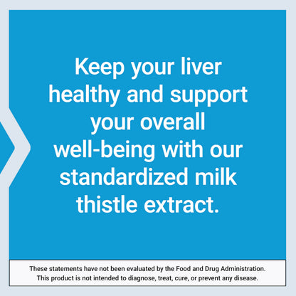 Life Extension Milk Thistle – Full-Spectrum Silymarin for Liver Health | Non-GMO, Gluten-Free, 60 Vegetarian Capsules