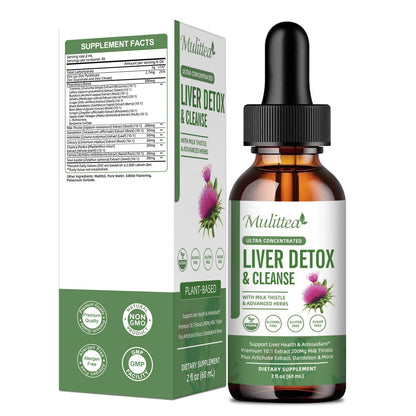 Liver Health Drops – Detox & Repair with Milk Thistle, Artichoke & Dandelion (60ml)