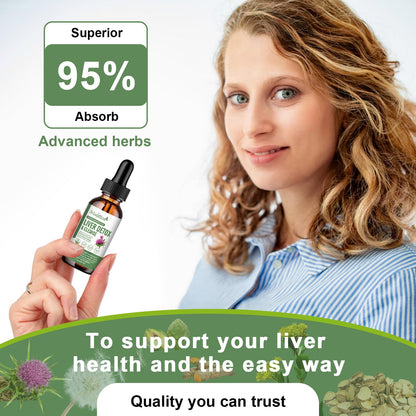 Liver Health Drops – Detox & Repair with Milk Thistle, Artichoke & Dandelion (60ml)