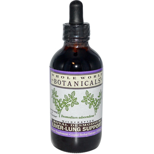 Whole World Botanicals Liver Lung Support Royal Desmodium - 4 oz BritishVita | Premium UK Vitamins & Wellness Supplements