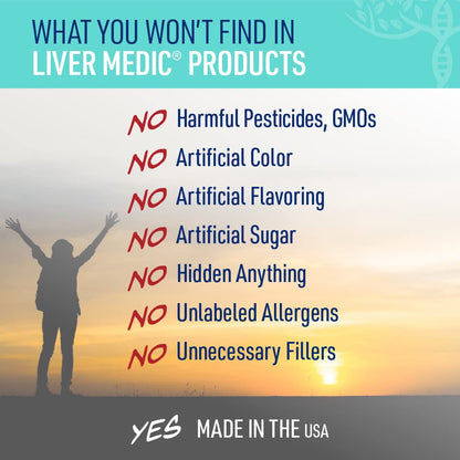Liver Medic Candida Complex – Digestive Enzymes & Probiotic Cleanse, Non-GMO 120 Caps