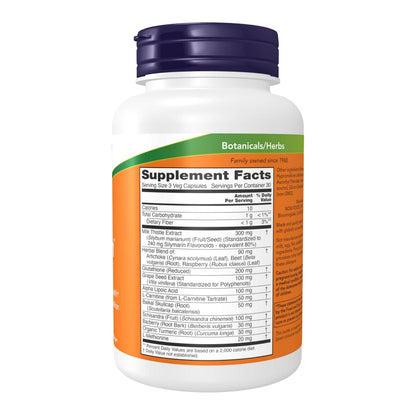 NOW Foods Liver Refresh™ with Milk Thistle Extract & Herbal-Enzyme Blend | 90 Veg Capsules