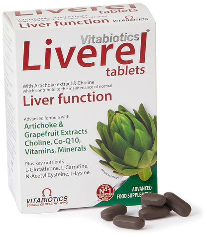 Liveral Vitabiotics Liverel - 60 Tablets | Liver Support Supplement