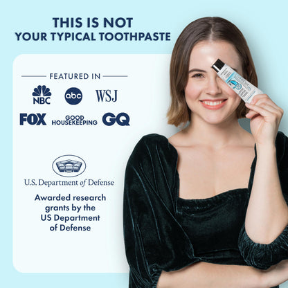 LIVFRESH Toothpaste Gel, Clinically Proven to Remove Plaque 250% Better, Improves Gum Health 190% Better, Reduces Tartar Buildup, Fights Bad Breath, Lasting Cooling Effect, SLS Free, Arctic Peppermint