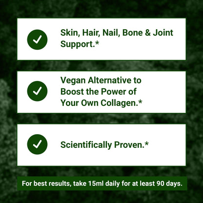Living Silica Plant-Based Collagen Booster | Vegan | 500 ml
