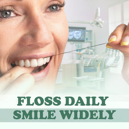 Living Well Bamboo Charcoal Dental Floss – Natural, Vegan & Biodegradable