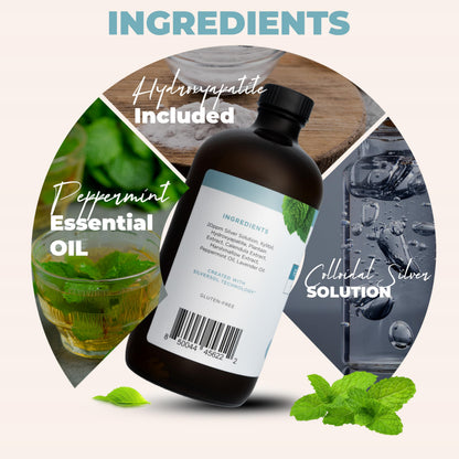 Living Well Mouthwash by Dr. Michelle – Hydroxyapatite & Colloidal Silver, Fluoride & Alcohol Free