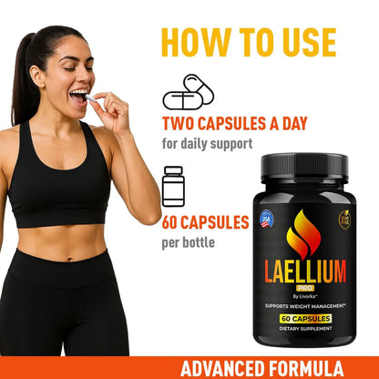 Laellium Pro Pills 5 Pack – All-Natural Daily Formula | LIVORKA Capsules, 300 Capsules BritishVita | Premium UK Vitamins & Wellness Supplements