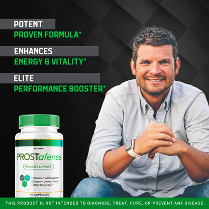 LIVORKA Prostafense Health Supplements for Men Capsules – Official Prostafense Pills, Daily Wellness, 60 Capsules
