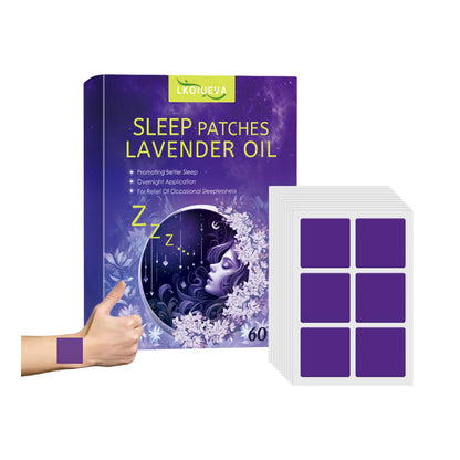 LKOIUEVA 60 Pcs Sleep Patches – Extra Strength Natural Sleep Aid for Adults