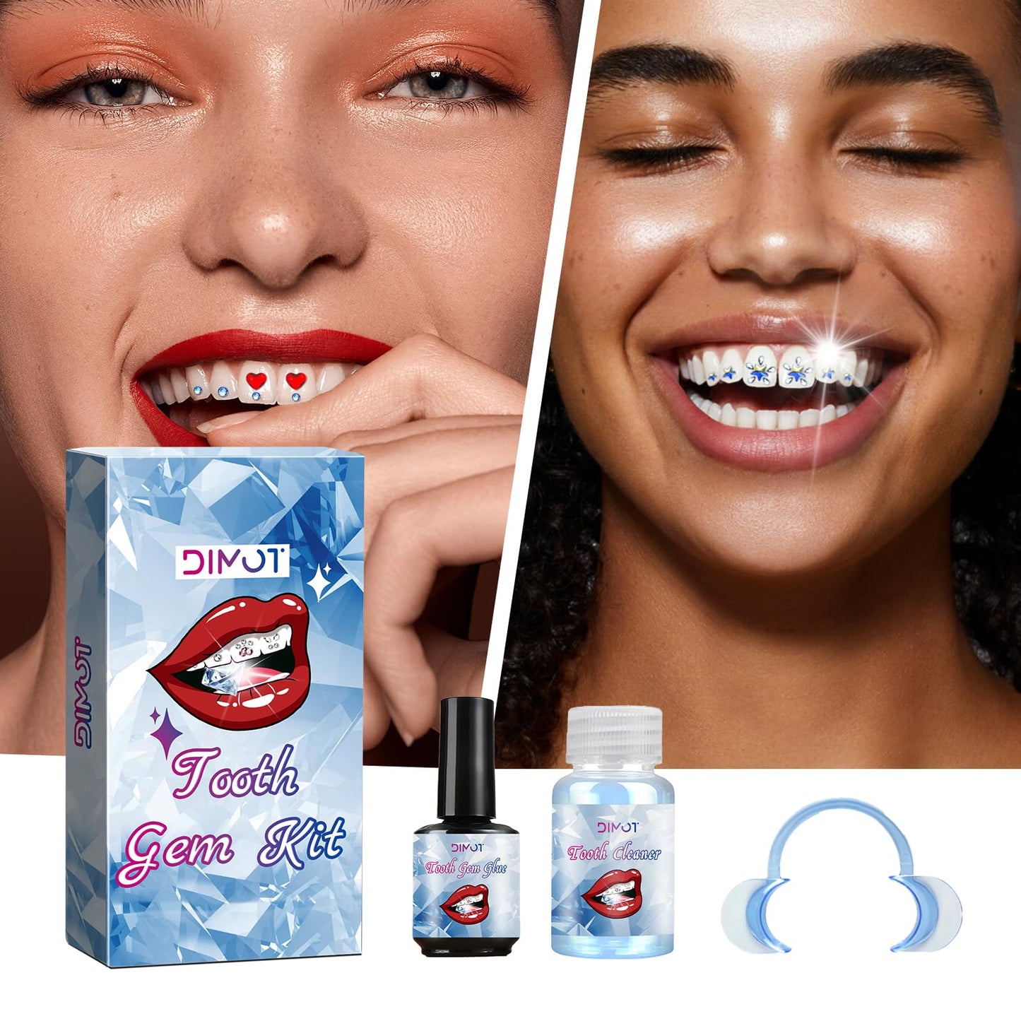 LMDGDS Tooth Gems Kit with Light – 2025 New for Men & Women