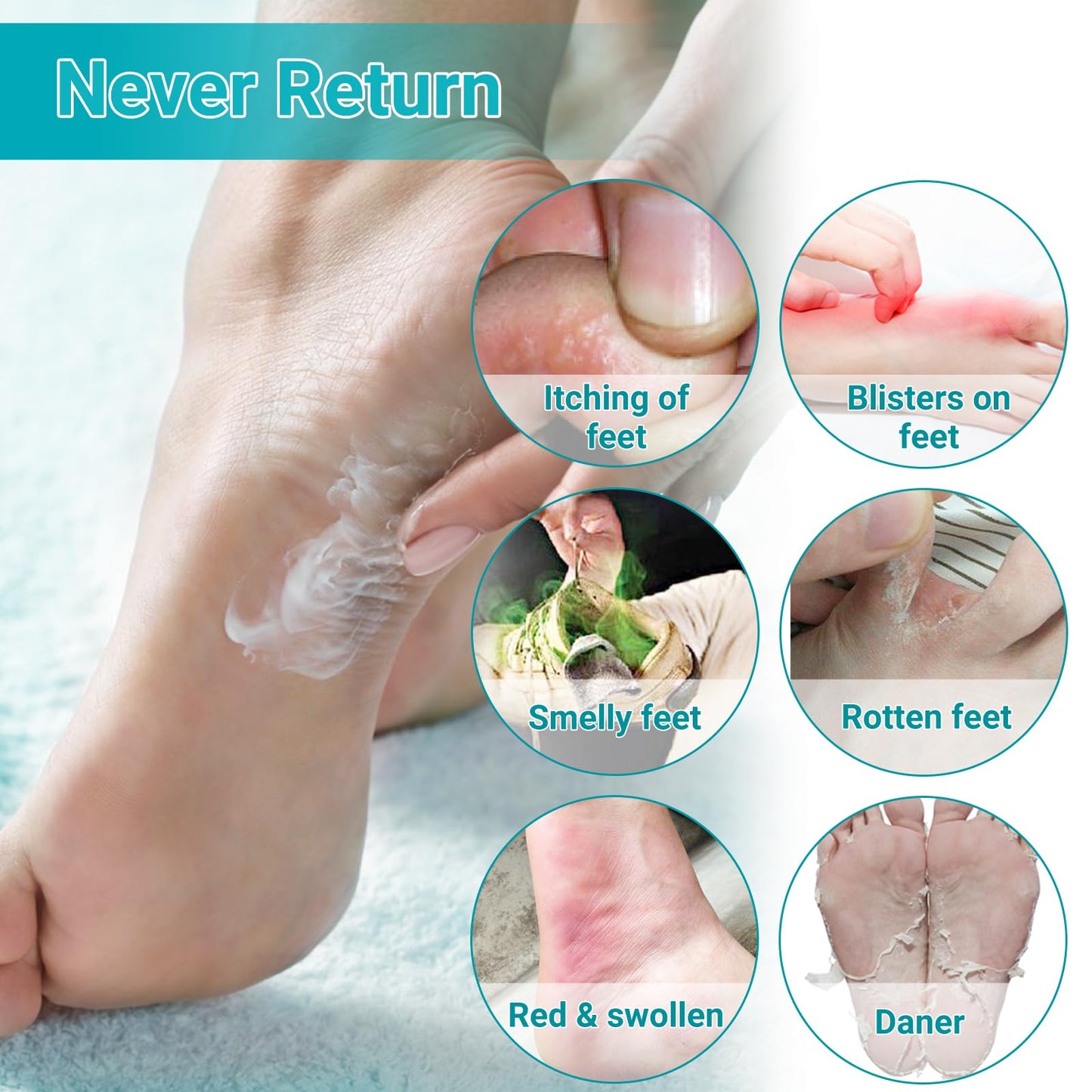 LMNOOP Athletes Foot Treatment Cream | Maximum Strength Fungal Relief