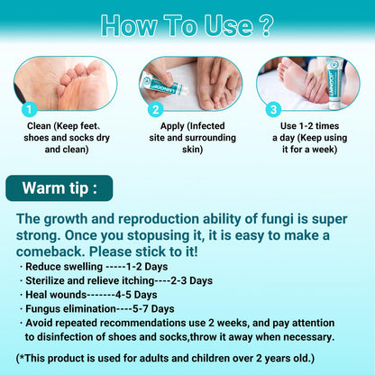 LMNOOP Athletes Foot Treatment Cream | Maximum Strength Fungal Relief