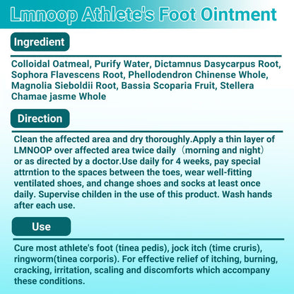 LMNOOP Athletes Foot Treatment Cream | Maximum Strength Fungal Relief