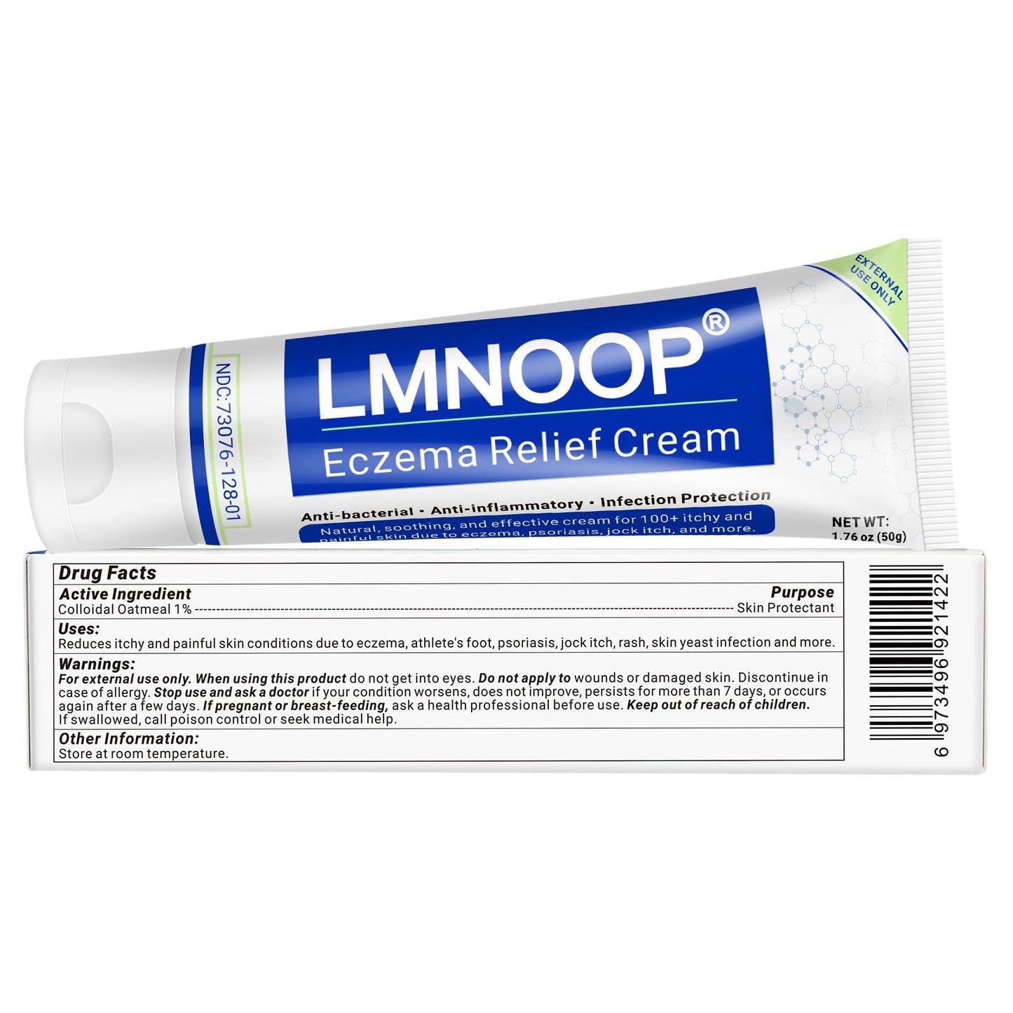 LMNOOP Eczema Cream | Maximum Strength Relief for Itchy, Dry Skin (1.76 oz)