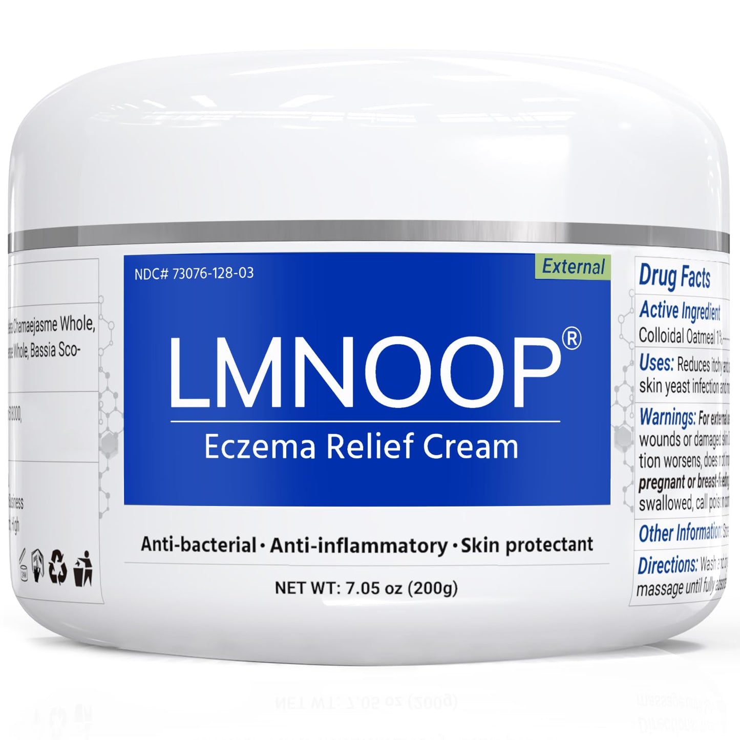 LMNOOP Eczema Cream - Maximum Strength Relief for Dry, Itchy Skin (7.05oz)
