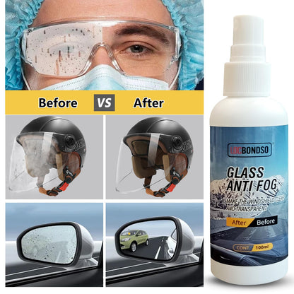 LOCBONDSO Anti Fog Spray for Glasses - Fog-Free Vision 100ml