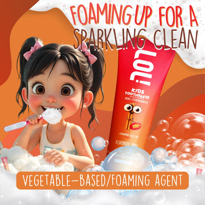 LOL Toddler Toothpaste - Nano Hydroxyapatite, Probiotics, Cinnamon
