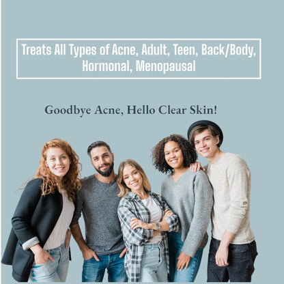 Loma Lux Acne Pills – Natural Mineral Acne Support with Zinc & Sulfur | Dermatologist Developed Oral Acne Treatment