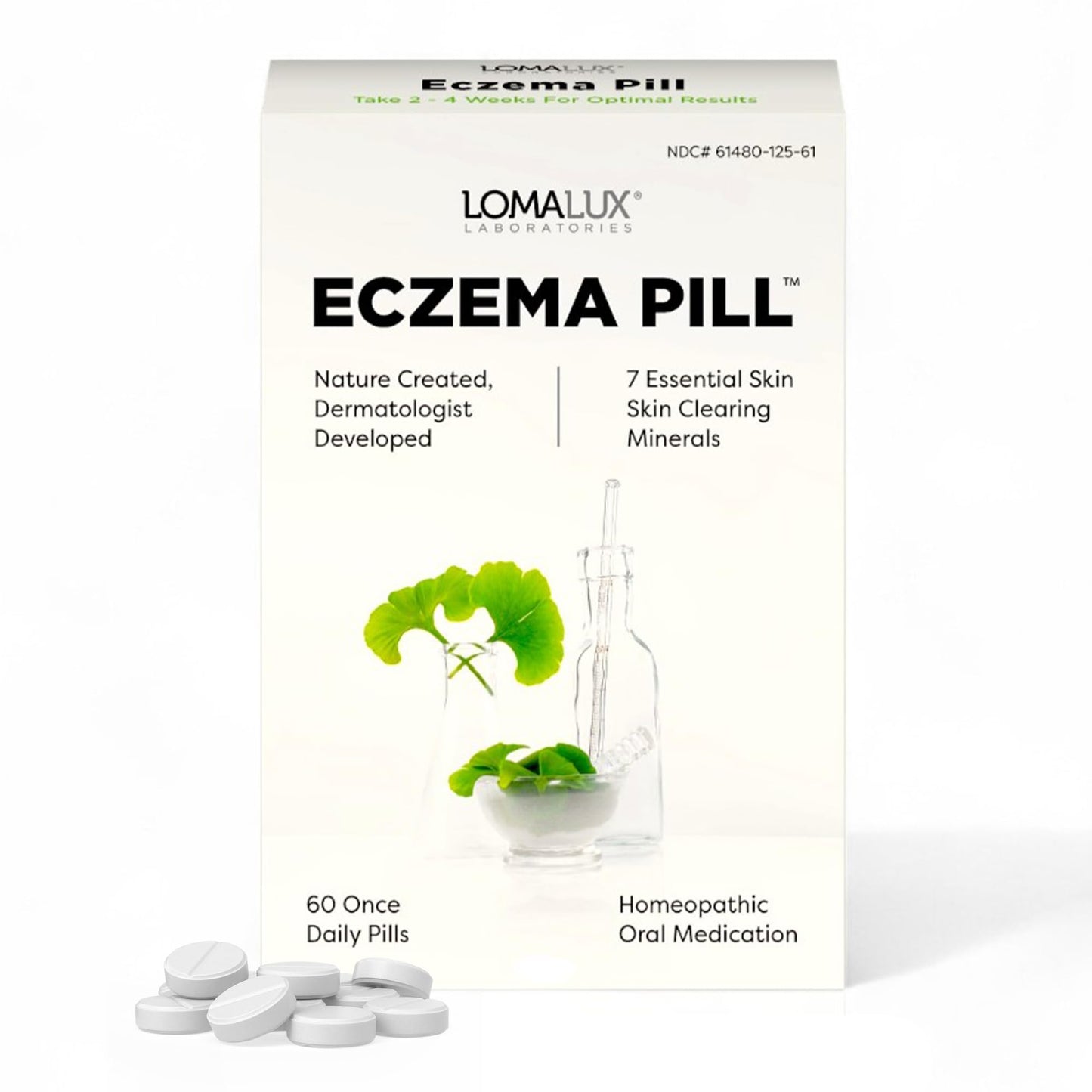 Loma Lux Eczema Pills – Natural Eczema Relief for Adults & Kids | Dermatologist-Developed