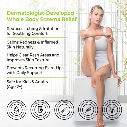 Loma Lux Eczema Pills – Natural Eczema Relief for Adults & Kids | Dermatologist-Developed