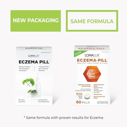 Loma Lux Eczema Pills – Natural Eczema Relief for Adults & Kids | Dermatologist-Developed