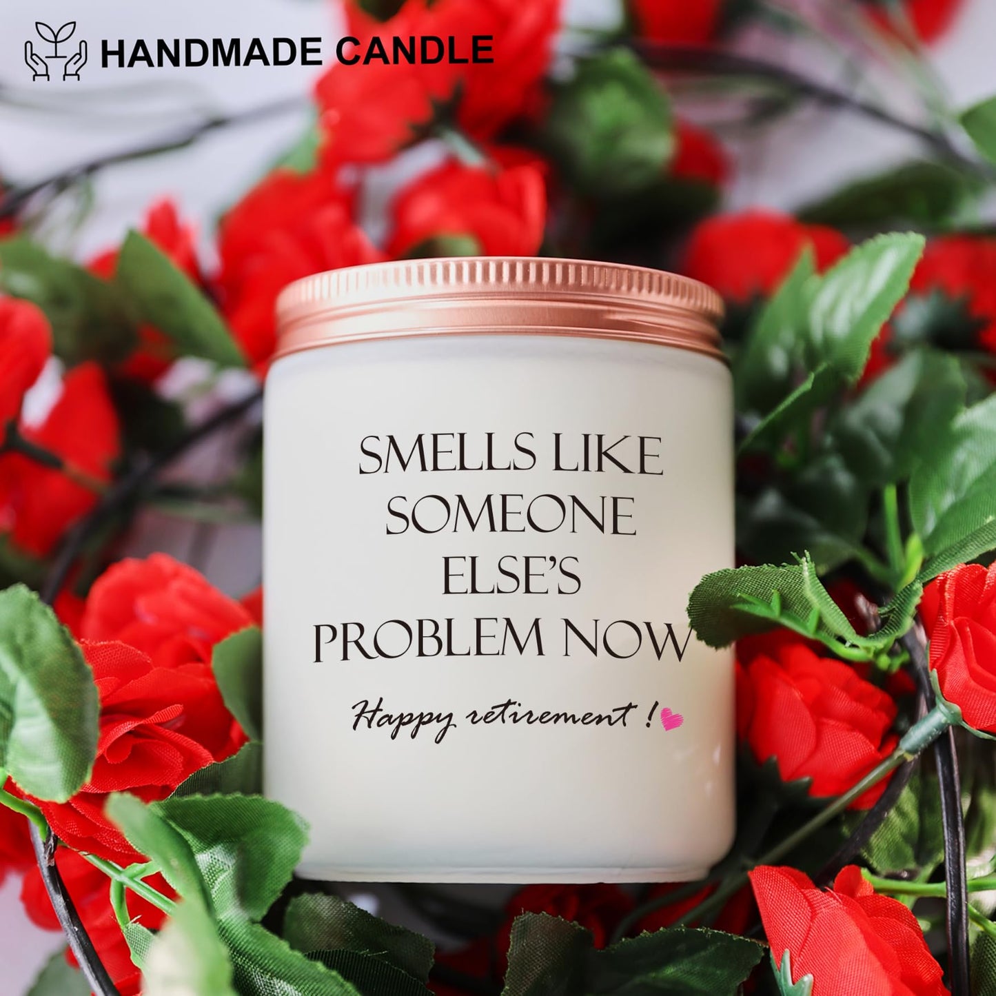 Retirement Gifts for Women & Men | Lavender Scent Candle - Funny 2025 Gift Idea