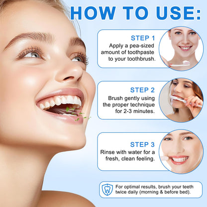 9.9% Hydroxyapatite Toothpaste - 2 Pack | Enamel Repair & Gentle Sensitivity