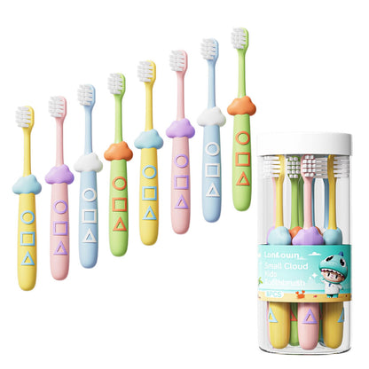 Lonlown 8 Pack Kids Toothbrushes – Soft Bristles for Toddlers 2-12