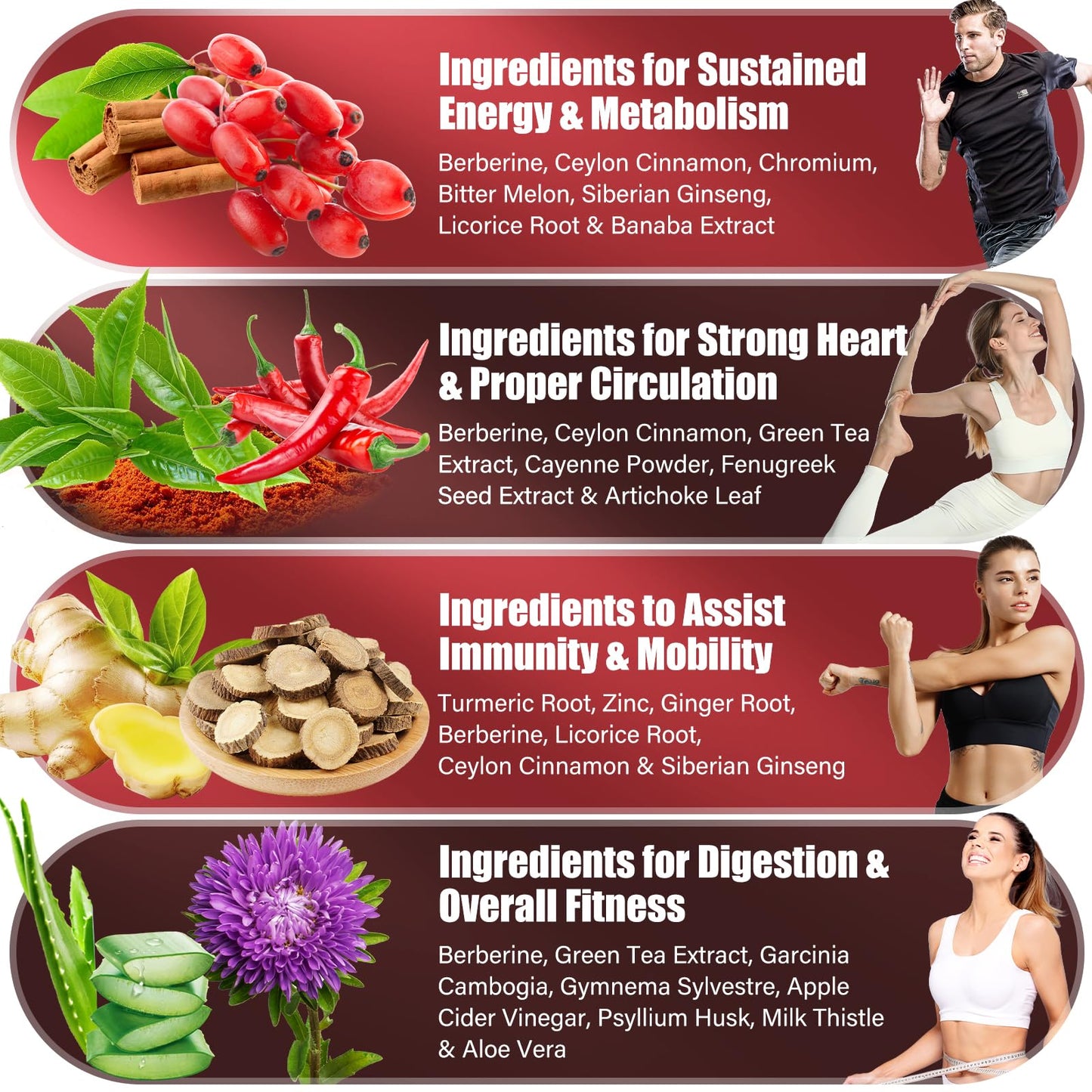 Lookatool 21-in-1 Berberine with Ceylon Cinnamon Phytosome | Metabolism Support 120 Capsules