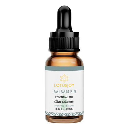 LotusJoy 100% Pure Balsam Fir Essential Oil 0.34 oz – Diffuser & Skincare