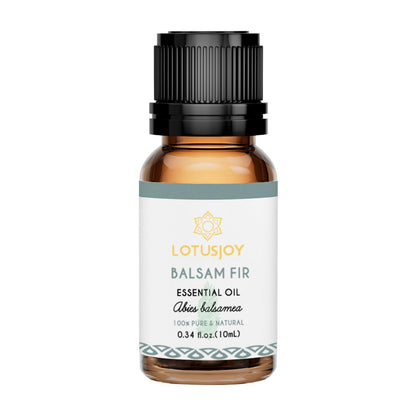 LotusJoy 100% Pure Balsam Fir Essential Oil 0.34 oz – Diffuser & Skincare