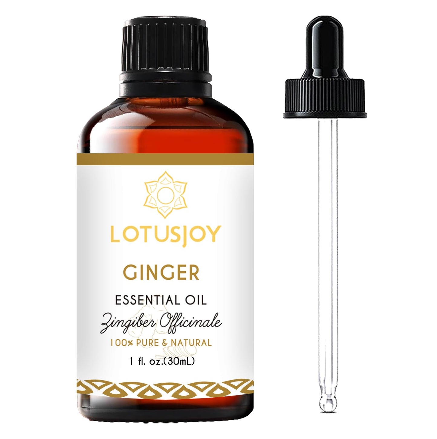 Ginger Essential Oil 1oz – Hair Growth, Diffuser & Massage | LOTUSJOY