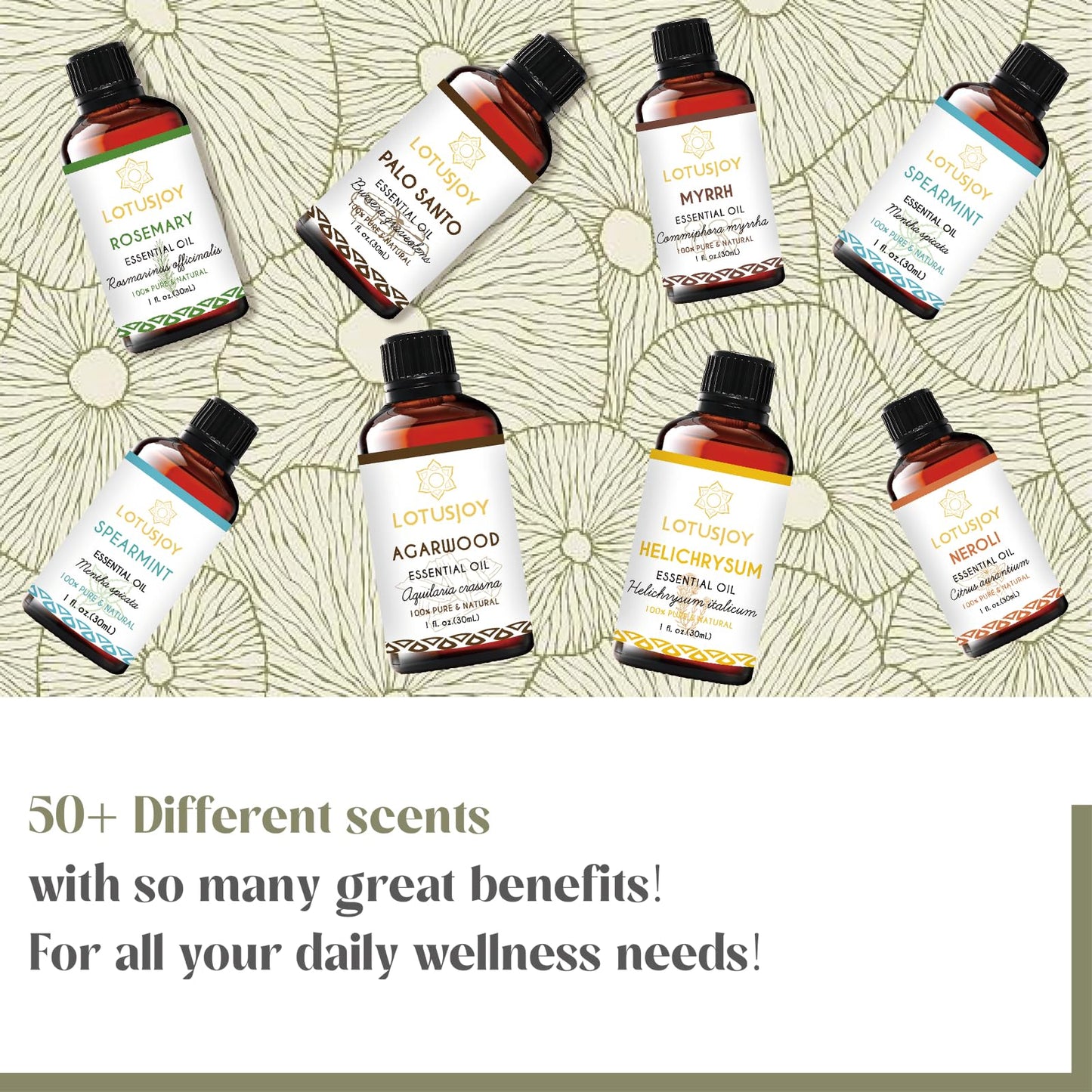 Ginger Essential Oil 1oz – Hair Growth, Diffuser & Massage | LOTUSJOY