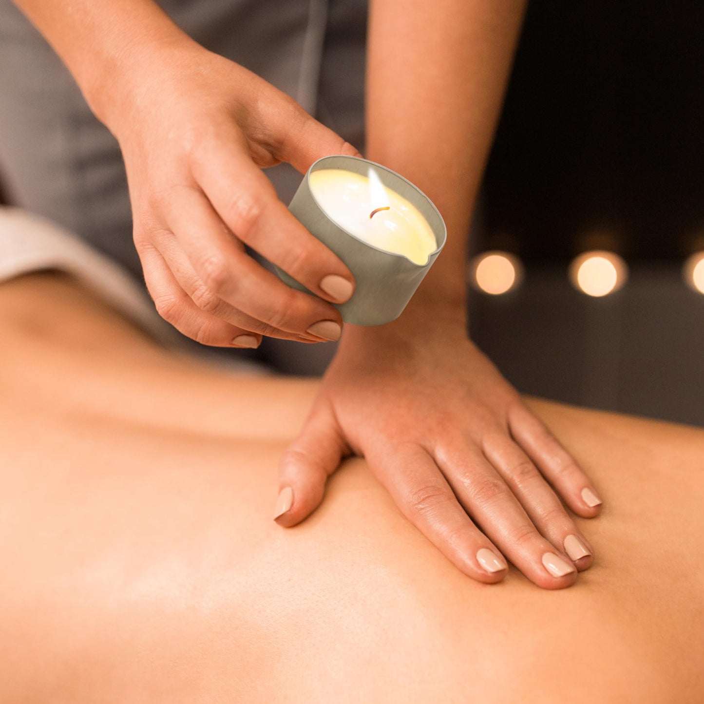 LOVE PLAY Massage Oil Candle for Home Spa – Vegan Hydrating Oil (6.76oz)
