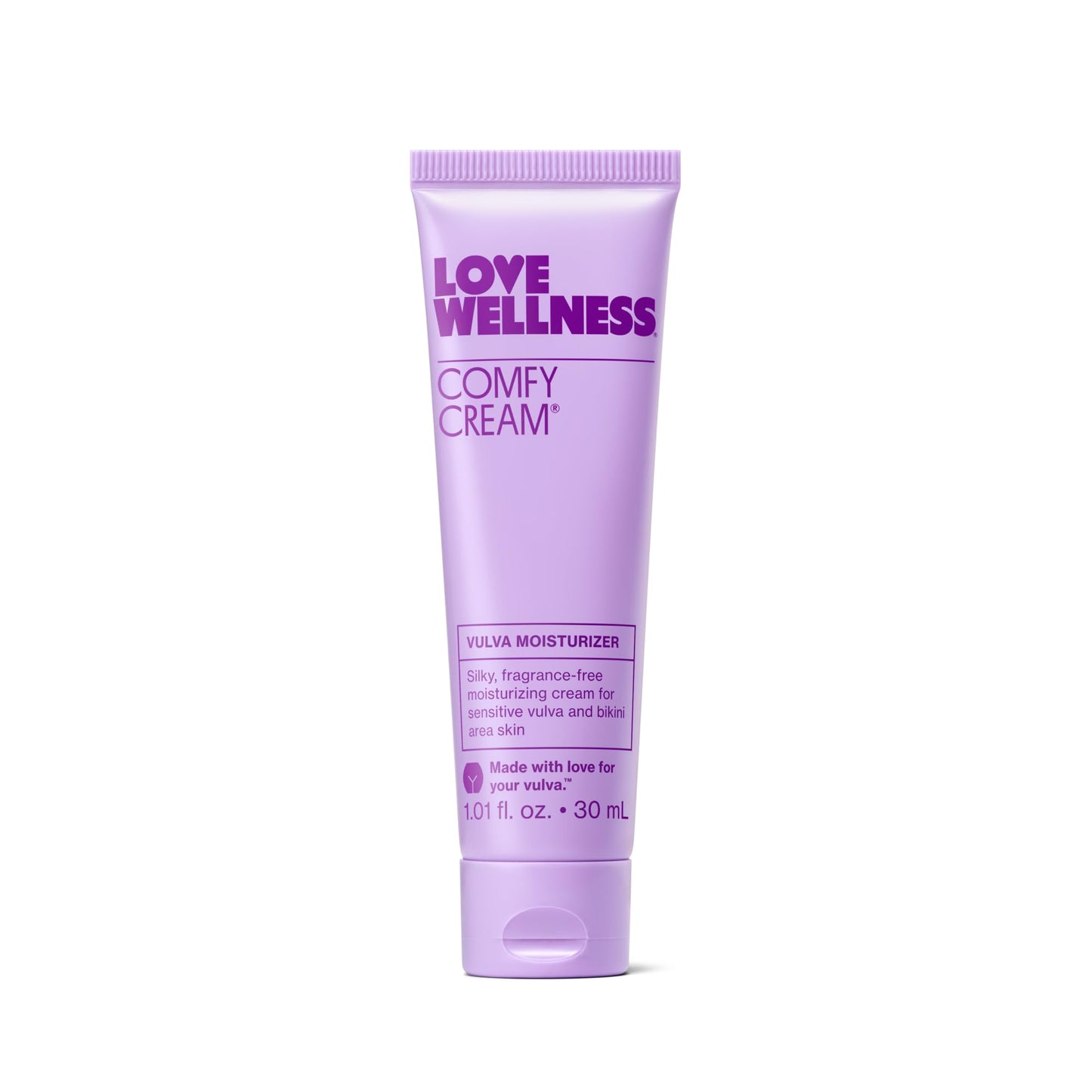 Love Wellness Comfy Cream Vulva & Vaginal Moisturizer — Fragrance-Free, 1.01 oz