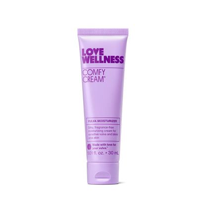 Love Wellness Comfy Cream Vulva & Vaginal Moisturizer — Fragrance-Free, 1.01 oz