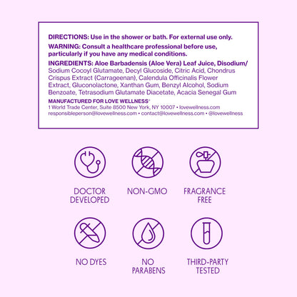 Love Wellness pH Balancing Cleanser | Fragrance-Free Vaginal Wash (5 fl oz)