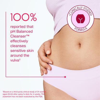 Love Wellness pH Balancing Cleanser | Fragrance-Free Feminine Wash for Sensitive Skin (10 oz)