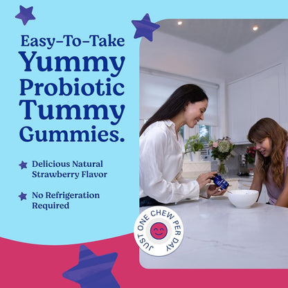 LOVEBUG Kids Probiotic Gummies - Immunity & Constipation Relief (Ages 4+) | USDA Organic