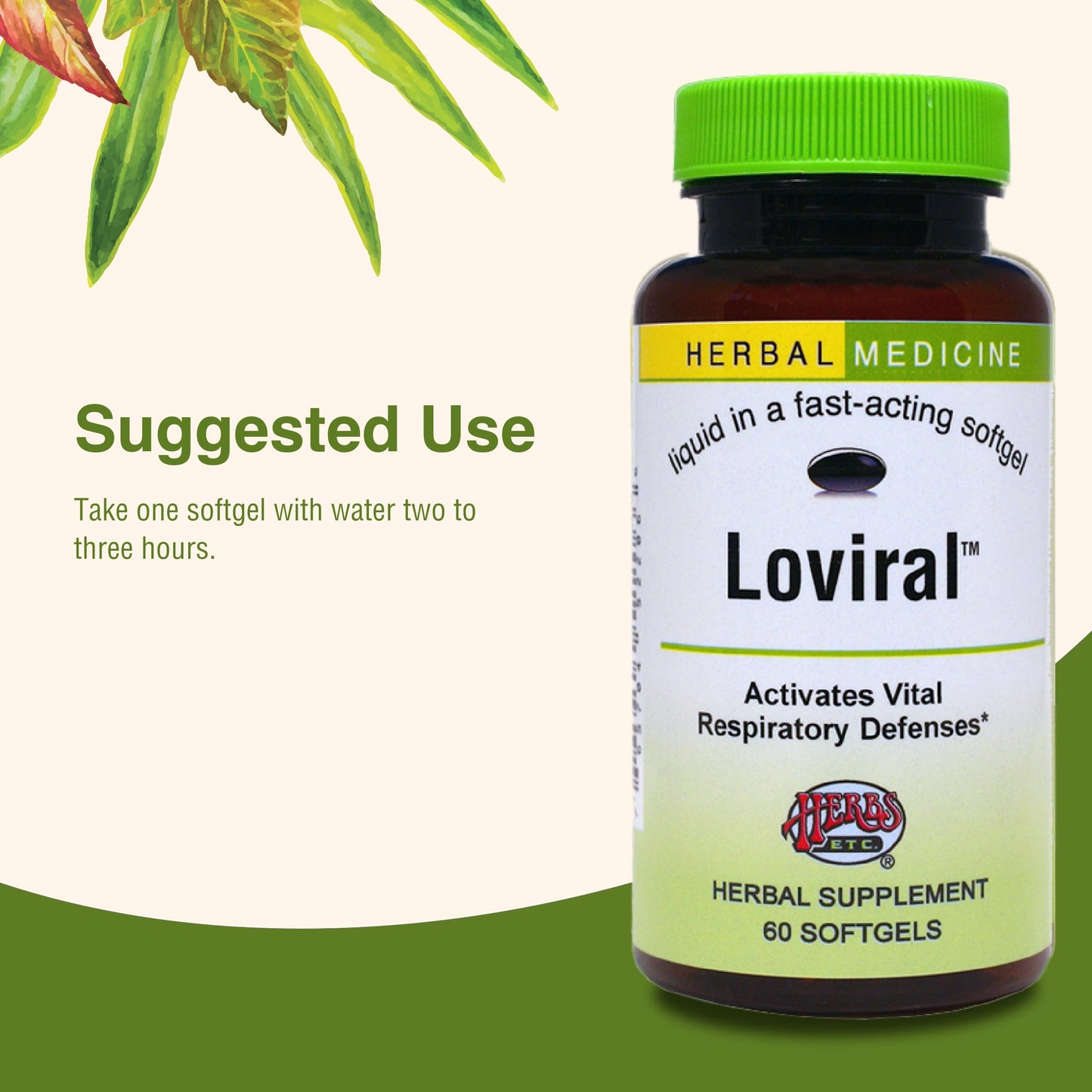 Loviral Lung Health Supplement | Herbs, Etc. – Respiratory Support (Gluten-Free)