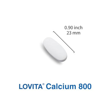LOVITA Calcium Citrate 800 mg with Magnesium, D3 & K2 | Bone Health & Density – 120 Vegan Tablets