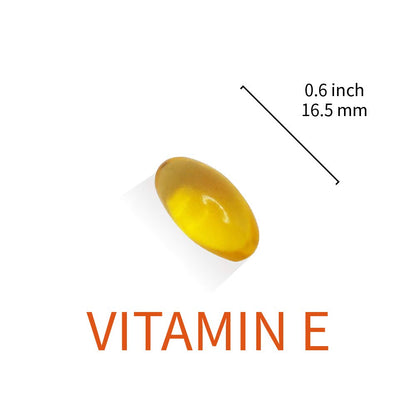 LOVITA Vitamin E 400 IU Softgels – Vegan D Alpha Tocopherol for Healthy Skin, Hair, Nails & Immune Support | 60 Softgels
