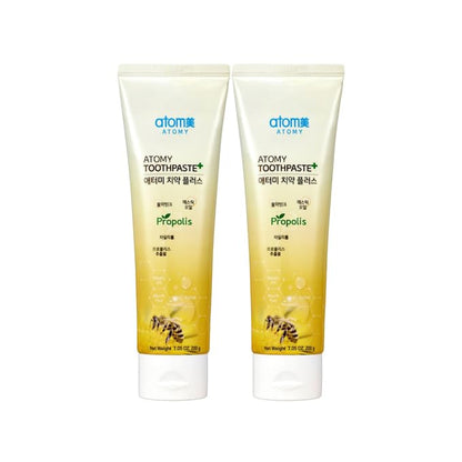 Low Fluoride Toothpaste with Propolis Extract – 200g (7.05oz) × 2 Pack