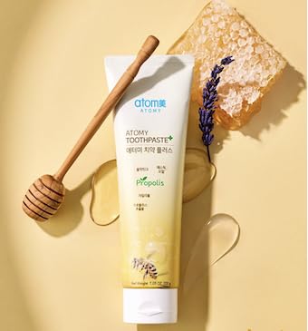 Low Fluoride Toothpaste with Propolis Extract – 200g (7.05oz) × 2 Pack