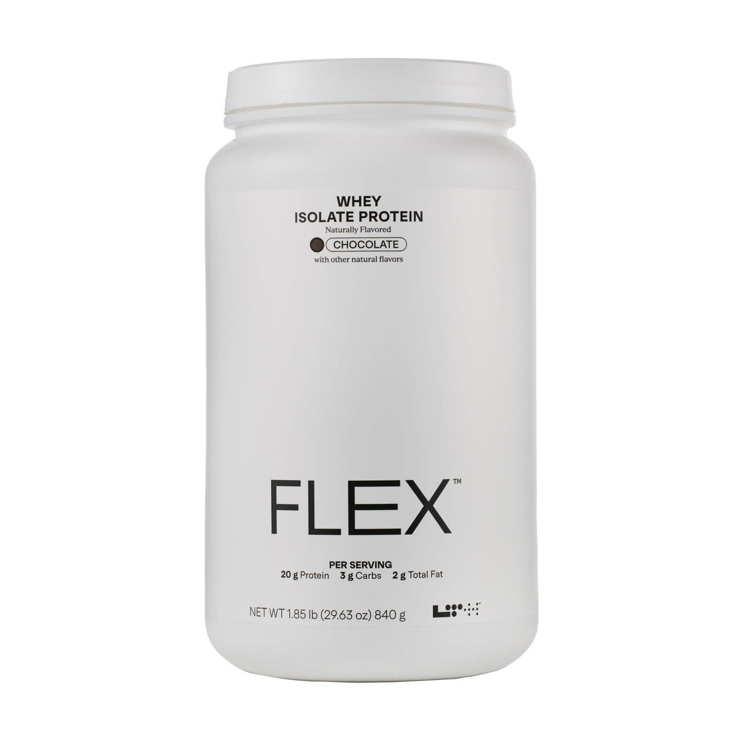LTH Flex Whey Protein Isolate - Trusted by Life Time Members - Lactose-Free Protein Powder - for Post-Workout Recovery - Low Fat, No Sugar & Low Carb - Chocolate, 30 Servings