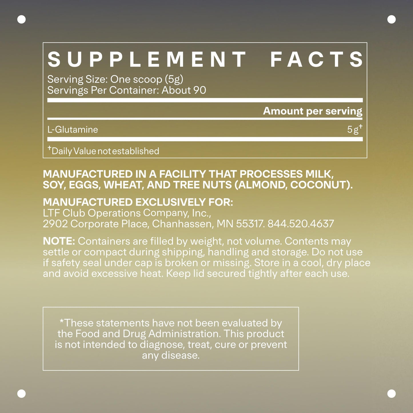 LTH Repair L-Glutamine – Digestive Health & Immune Support (90 Servings)
