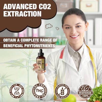 LUCKCHAN 4-Pack Premium Hemp Oil – Anxiety, Stress & Sleep Support